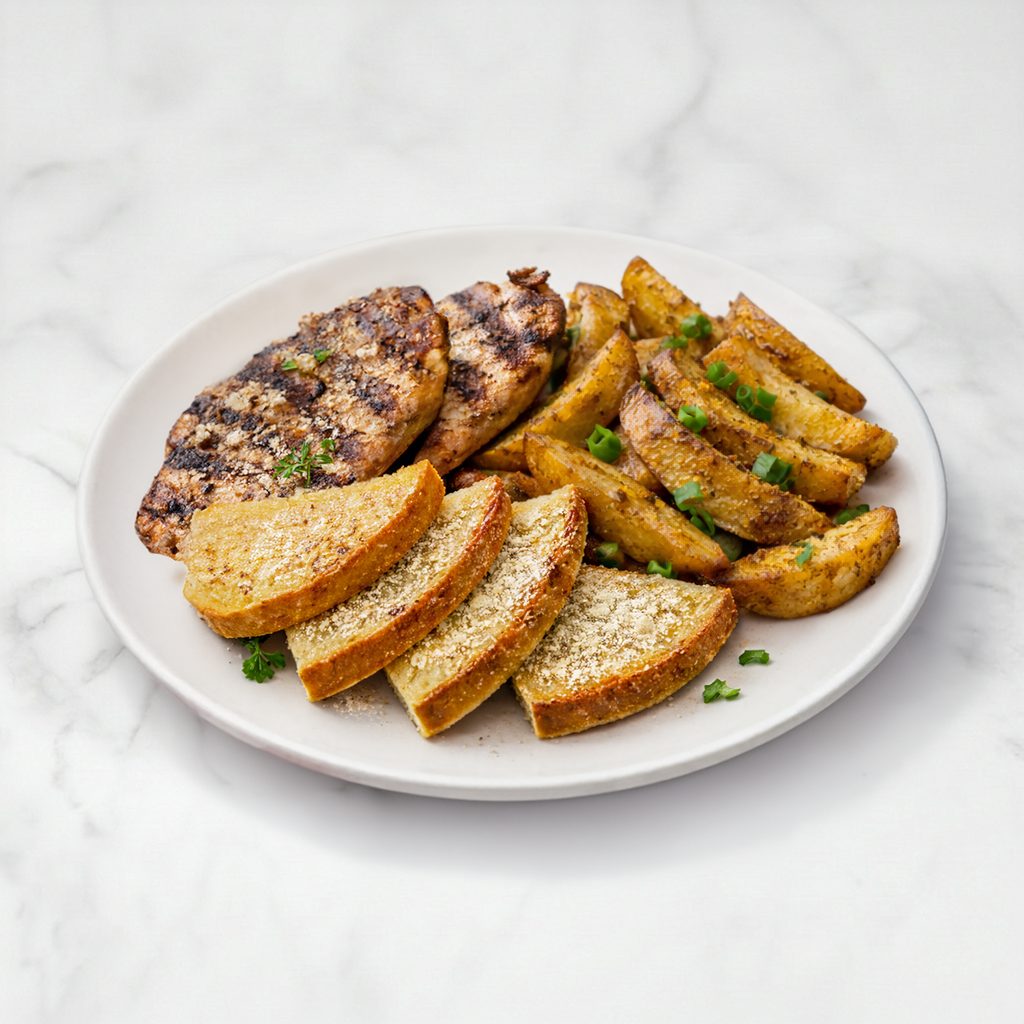 Turkey Chops Dinner.