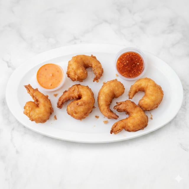 Fried Jumbo Shrimp.